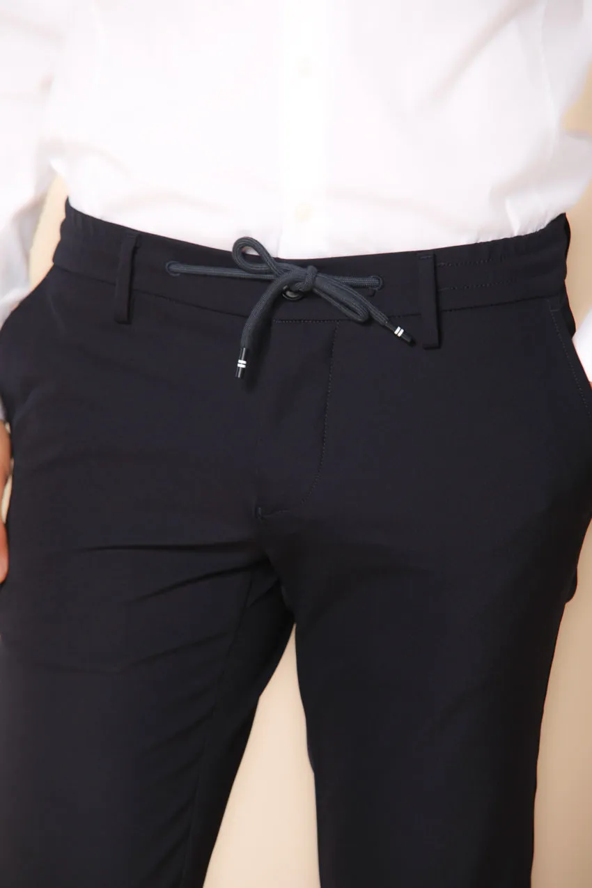 Milano Jogger Dynamic men's chino pants in jersey technical extra slim fit sold by Mason's product image thumbnail 2