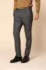 Osaka 1 Pinces men's chino pants in pinstripe flannel carrot fit sold by Mason's