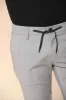 Milano Jogger men's chino pants in wool with extra slim fit sold by Mason's