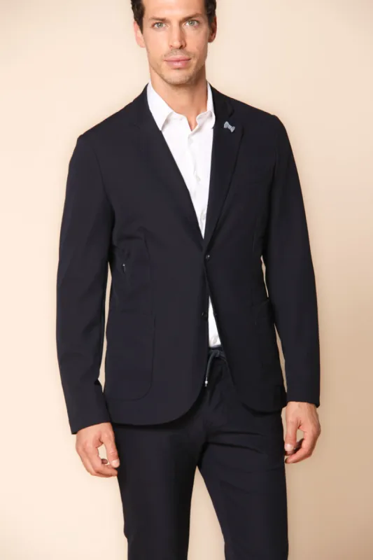 Da Vinci Tech Dynamic men's blazer in jersey stretch regular fit sold by Mason's