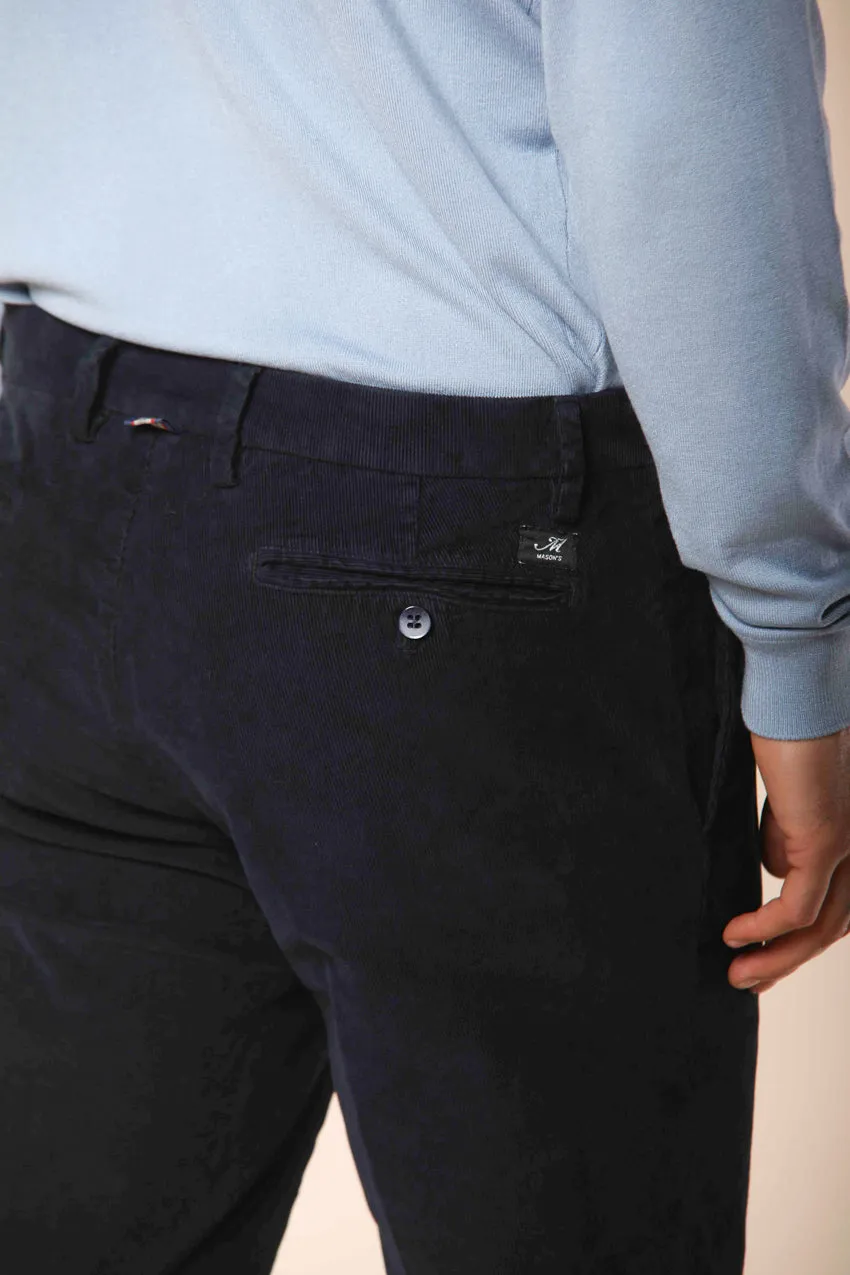 New York men's chino pants in velvet 1000 striped regular fit sold by Mason's product image thumbnail 2