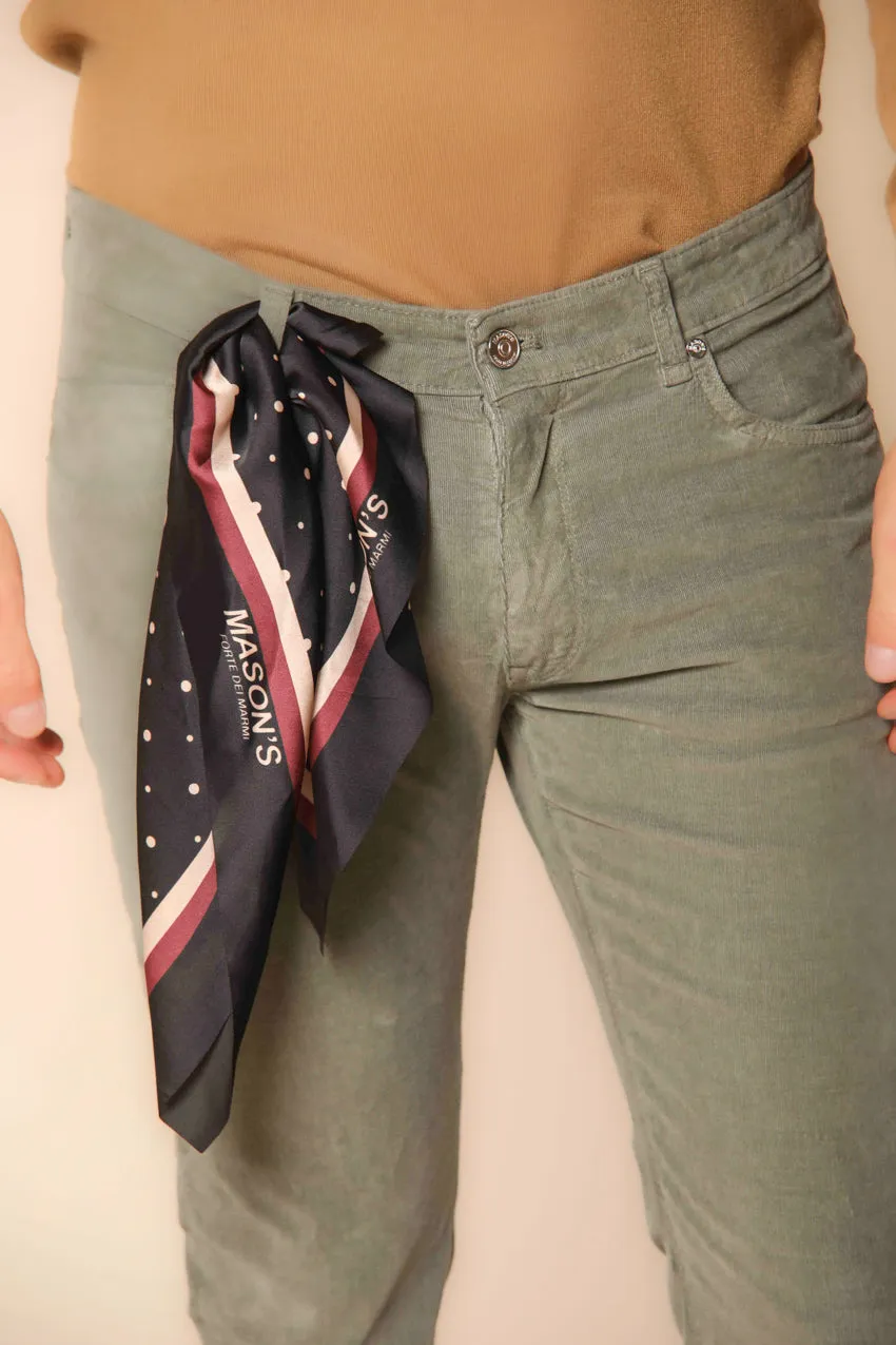 Harris men's pants 5-pocket in velvet 1000 stripes slim fit sold by Mason's product image thumbnail 3