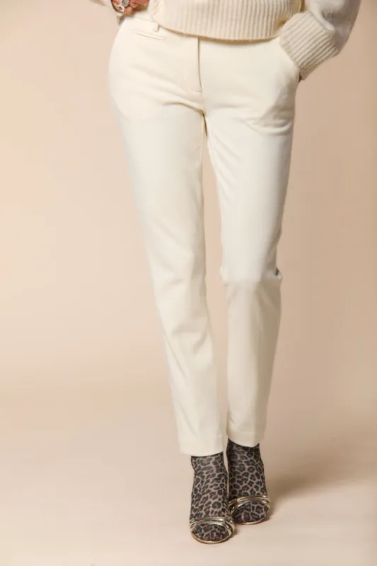 New York Slim women's chino pants in jersey slim fit sold by Mason's