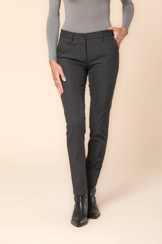 New York women's chino pants in jersey slim fit sold by Mason's