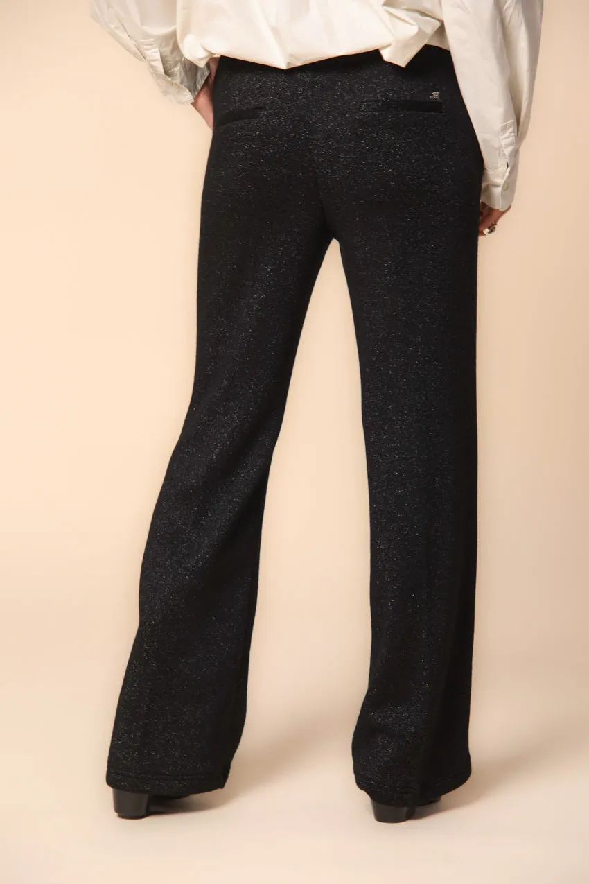 Easy Straight women's chino pants in plush jersey with lurex straight fit sold by Mason's product image thumbnail 5
