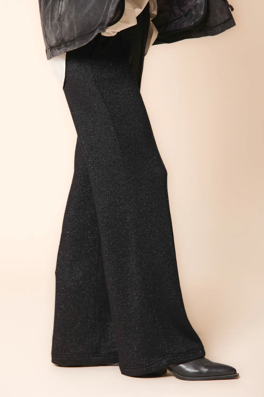 Easy Straight women's chino pants in plush jersey with lurex straight fit sold by Mason's product image thumbnail 4