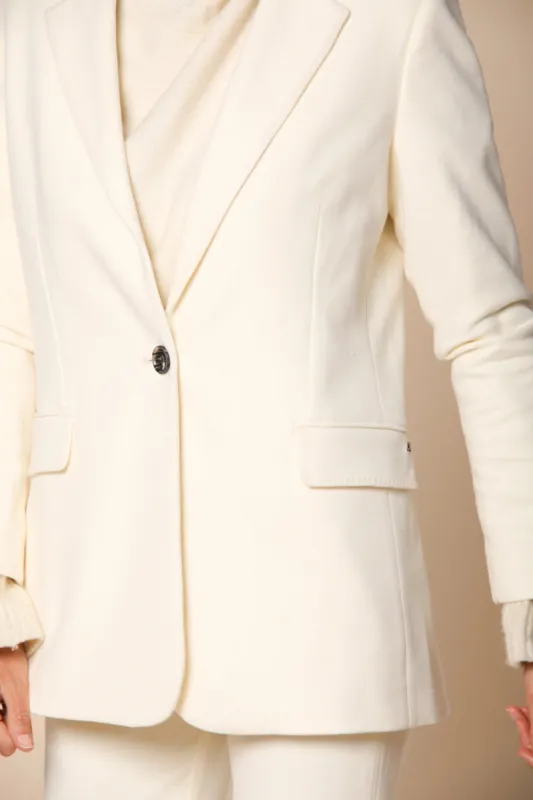 Irene women's long blazer in jersey  sold by Mason's