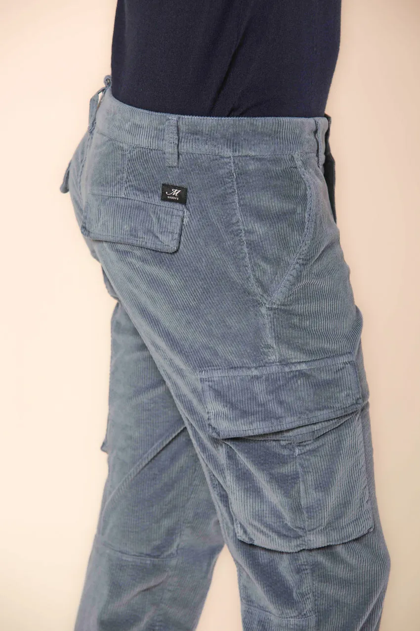 Chile men's cargo pants in velvet 500 stripe extra slim fit sold by Mason's product image thumbnail 2