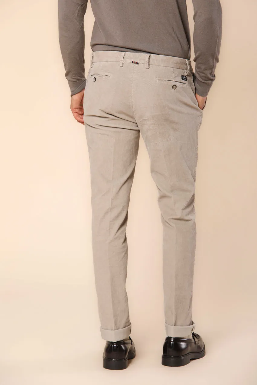 New York men's chino pants in velvet 1000 striped regular fit sold by Mason's product image thumbnail 3