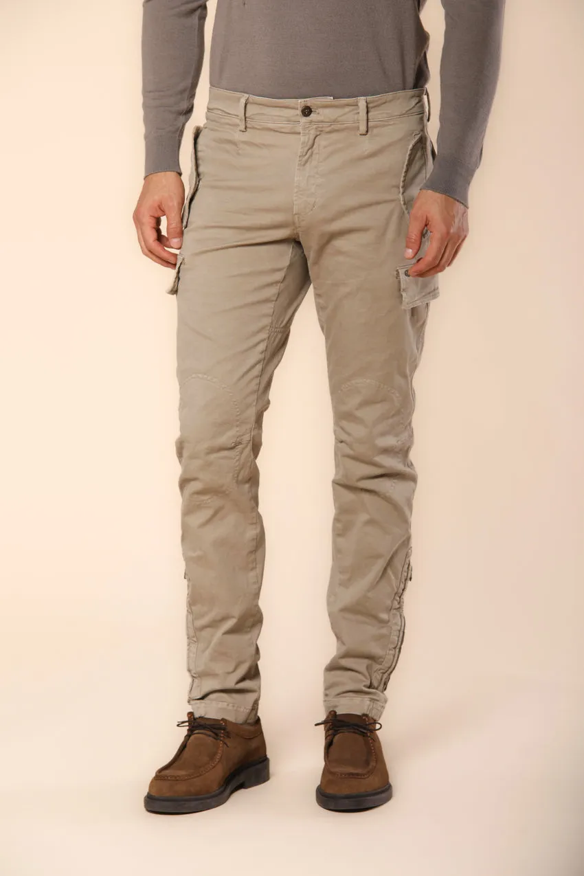 Bolivia men's cargo pants in gabardine regular fit sold by Mason's