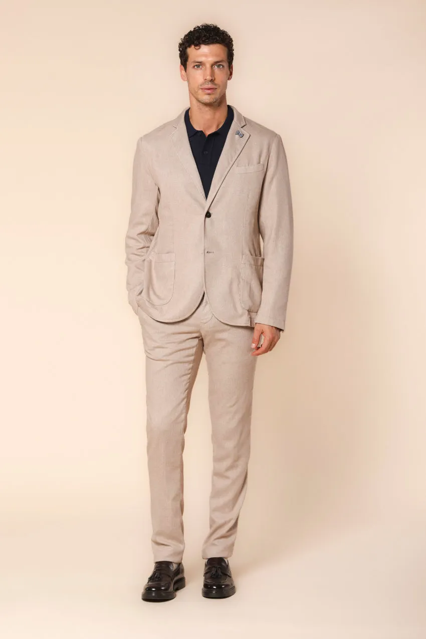 Da Vinci men's blazer in wool-effect flannel regular fit sold by Mason's product image thumbnail 5