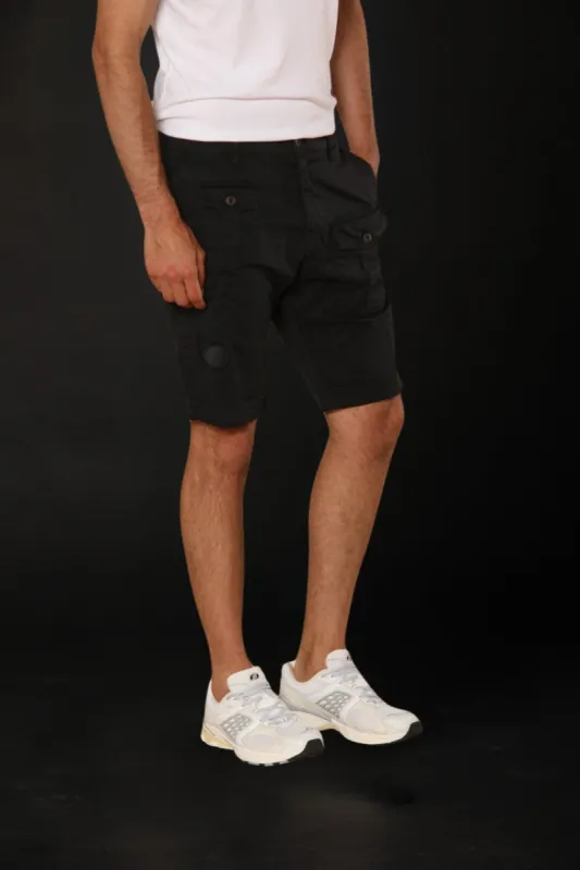 George men's cargo bermuda in stretch cotton limited edition  carrot fit ① sold by Mason's