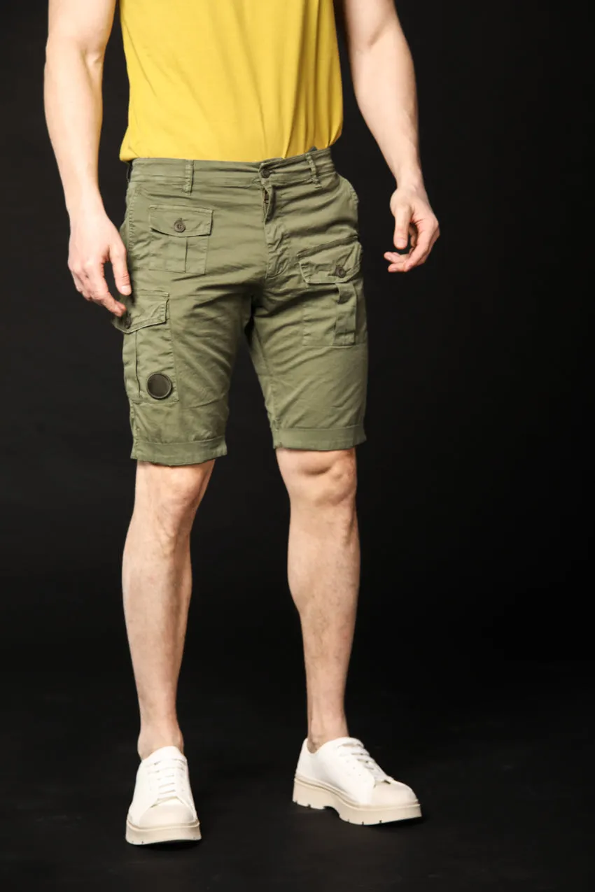 George men's cargo bermuda in stretch cotton limited edition carrot fit sold by Mason's product image thumbnail 2