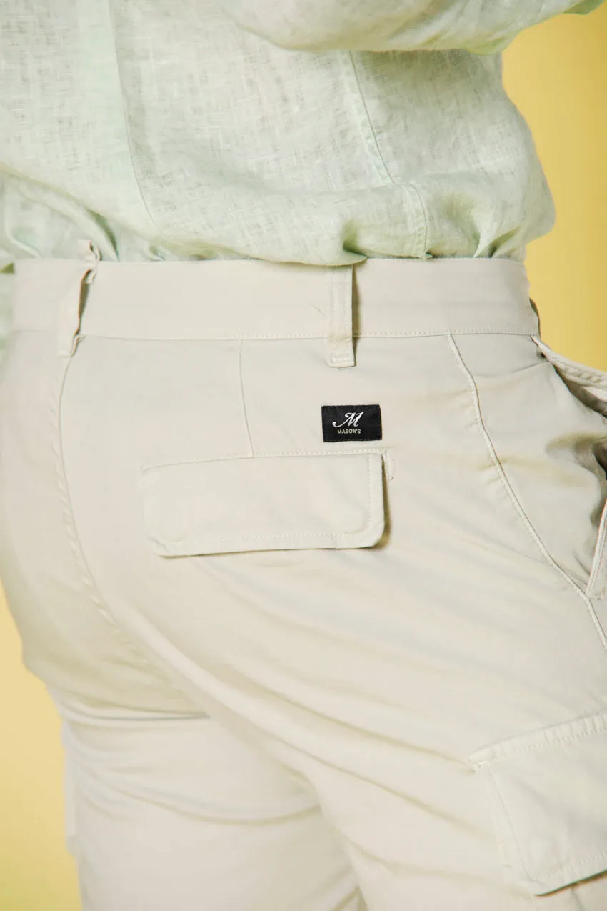 Chile men's cargo bermuda in stretch satin slim sold by Mason's product image thumbnail 2