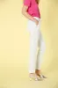 New York Slim women's chino pants in stretch satin slim sold by Mason's