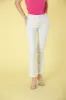 New York Slim women's chino pants in stretch satin slim sold by Mason's