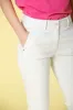 New York Slim women's chino pants in stretch satin slim sold by Mason's