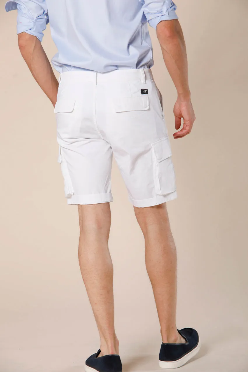 Chile men's cargo bermuda in stretch satin slim ① sold by Mason's product image thumbnail 4