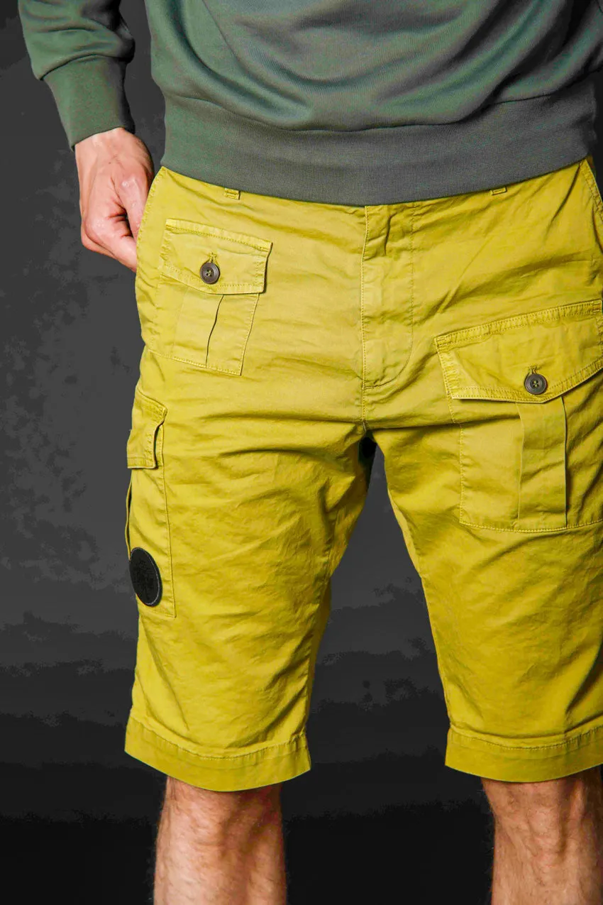 George men's cargo bermuda in stretch cotton logo edition carrot fit ① sold by Mason's product image thumbnail 4