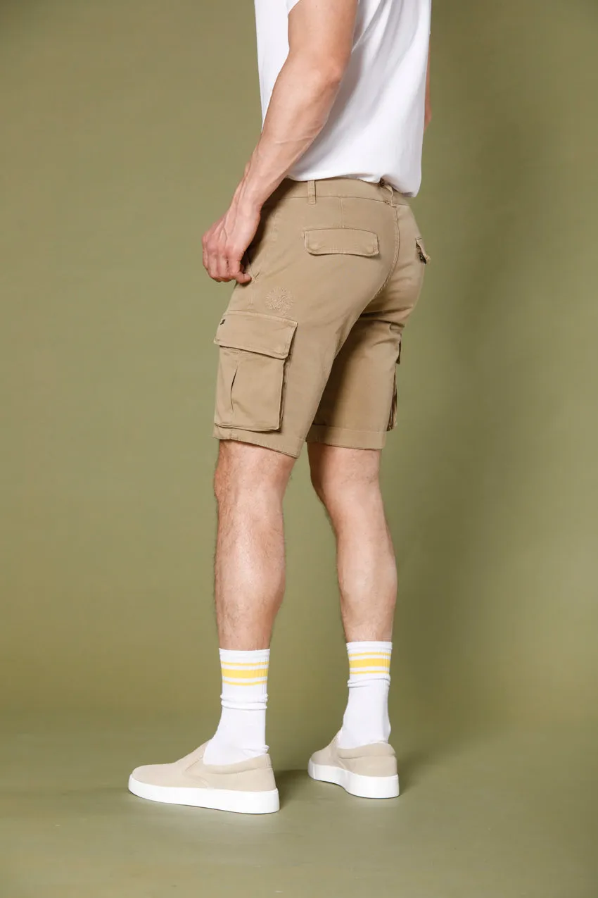 Chile men's cargo bermuda in stretch satin slim ① sold by Mason's product image thumbnail 4