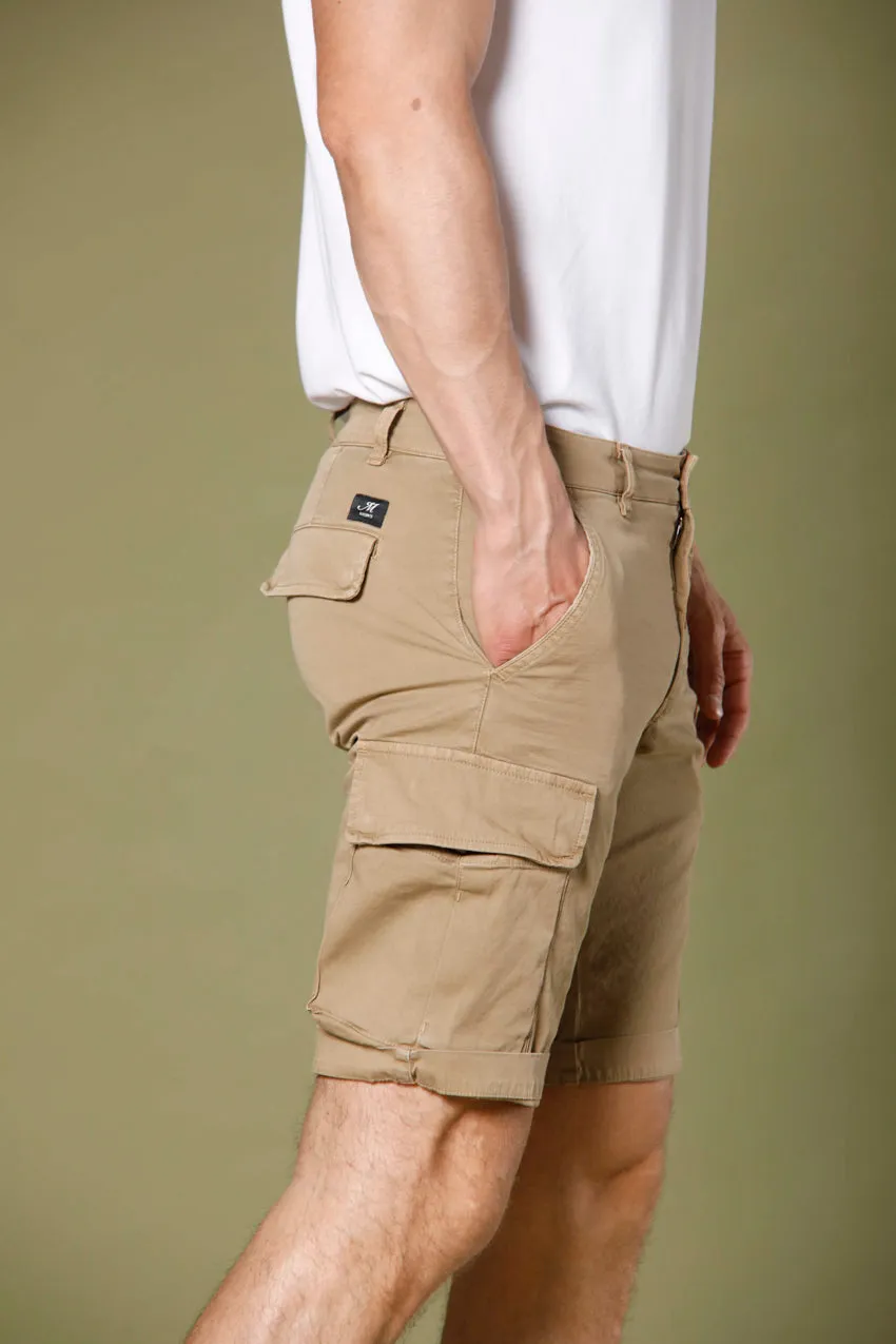 Chile men's cargo bermuda in stretch satin slim ① sold by Mason's product image thumbnail 3