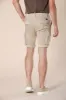Chile men's cargo bermuda in stretch satin slim ① sold by Mason's