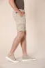 Chile men's cargo bermuda in stretch satin slim ① sold by Mason's
