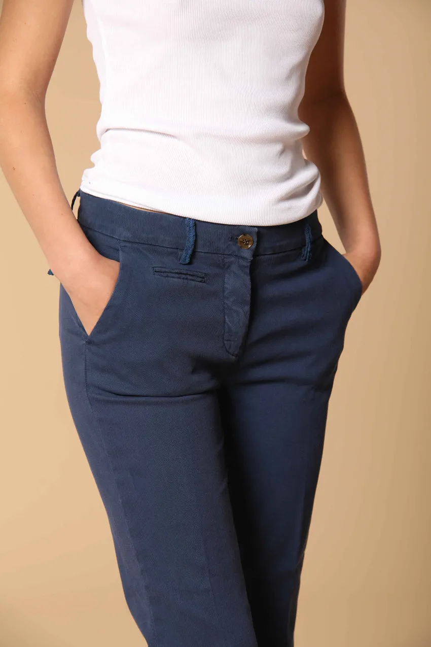 New York Trumpet women's chino pants in cotton and tencel piquet slim fit sold by Mason's product image thumbnail 3