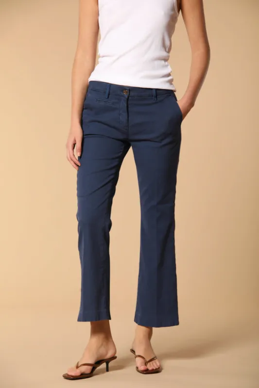 New York Trumpet women's chino pants in cotton and tencel piquet slim fit  sold by Mason's