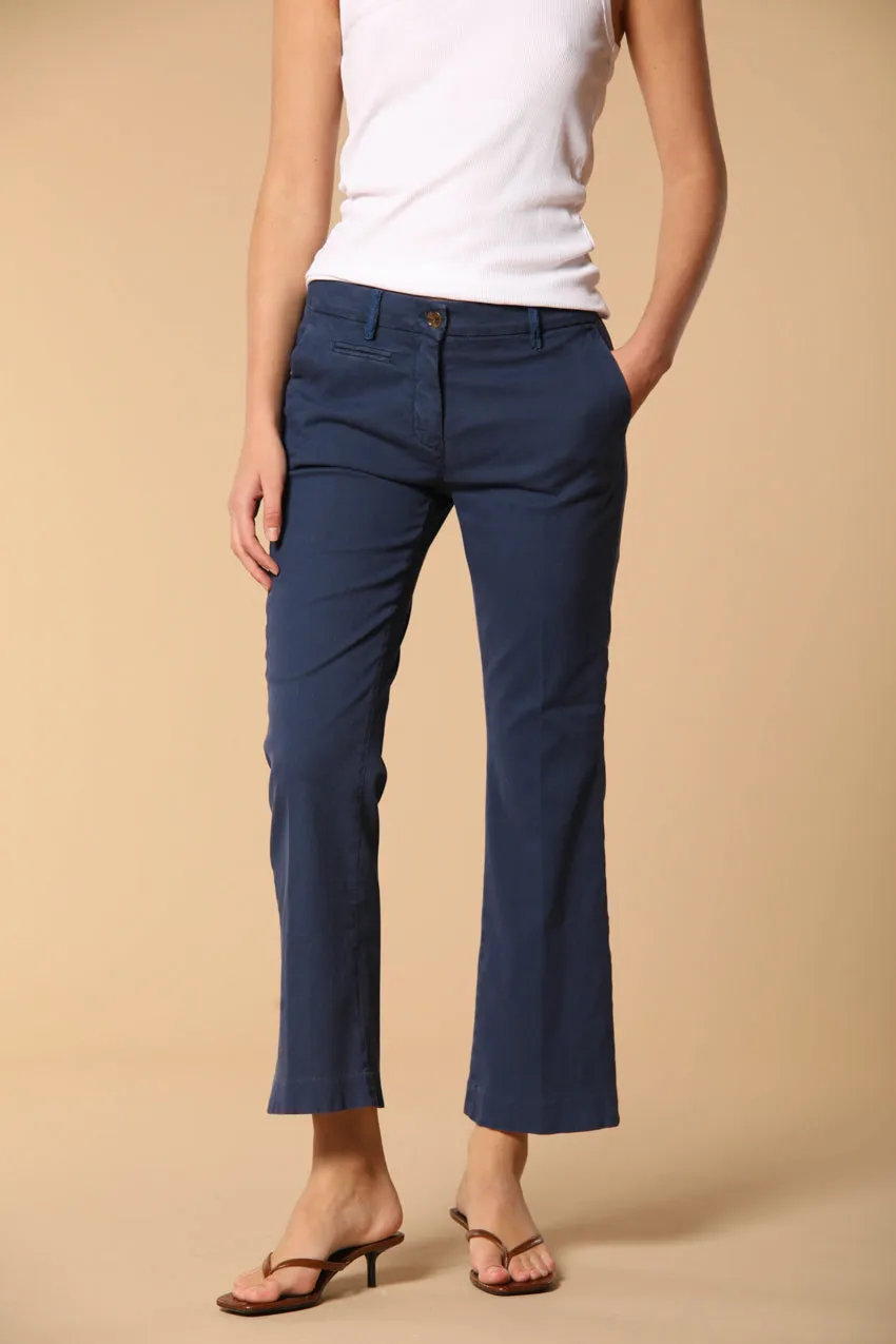 New York Trumpet women's chino pants in cotton and tencel piquet slim fit sold by Mason's