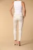 New York Slim women's chino trousers in stretch satin slim fit ① sold by Mason's