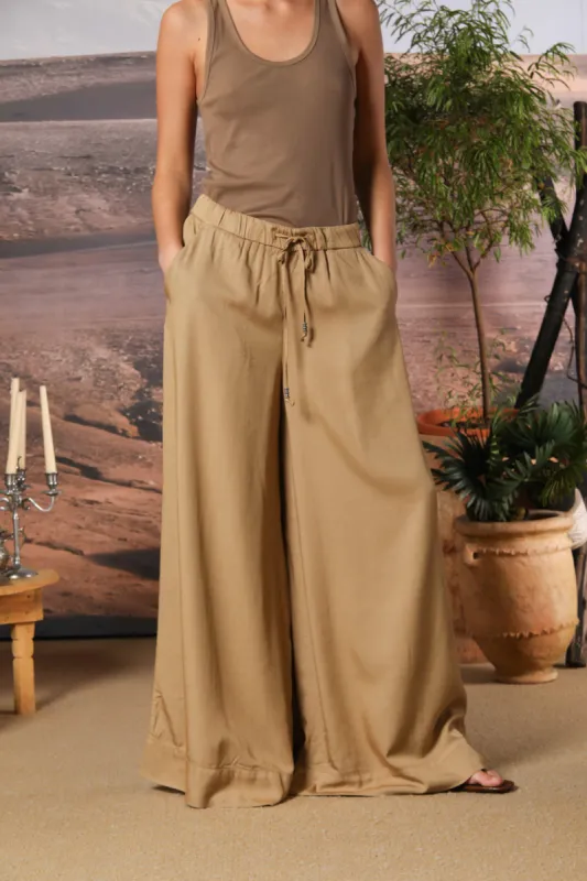Portofino women's chino trousers in modal relaxed fit sold by Mason's