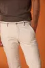 Torino Elegance men's chino pants in fine cotton and lyocell tricot slim fit sold by Mason's