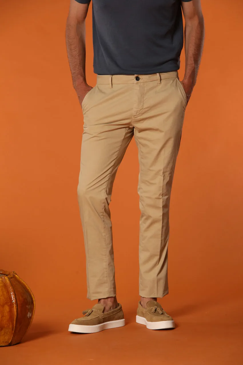 Milano men's chino pants in pima cotton extra slim fit ① sold by Mason's