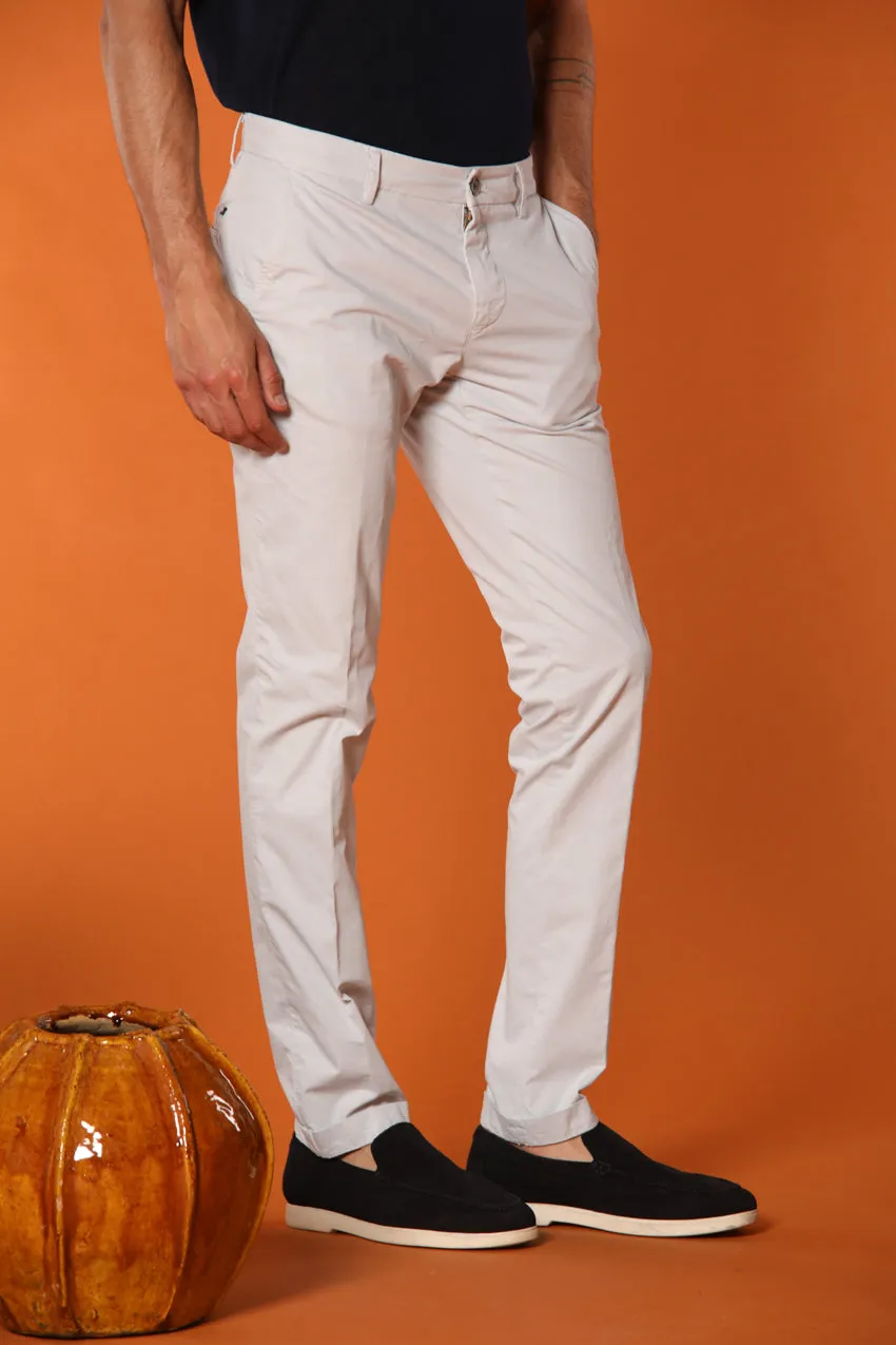 Milano men's chino pants in pima cotton extra slim fit ① sold by Mason's product image thumbnail 3
