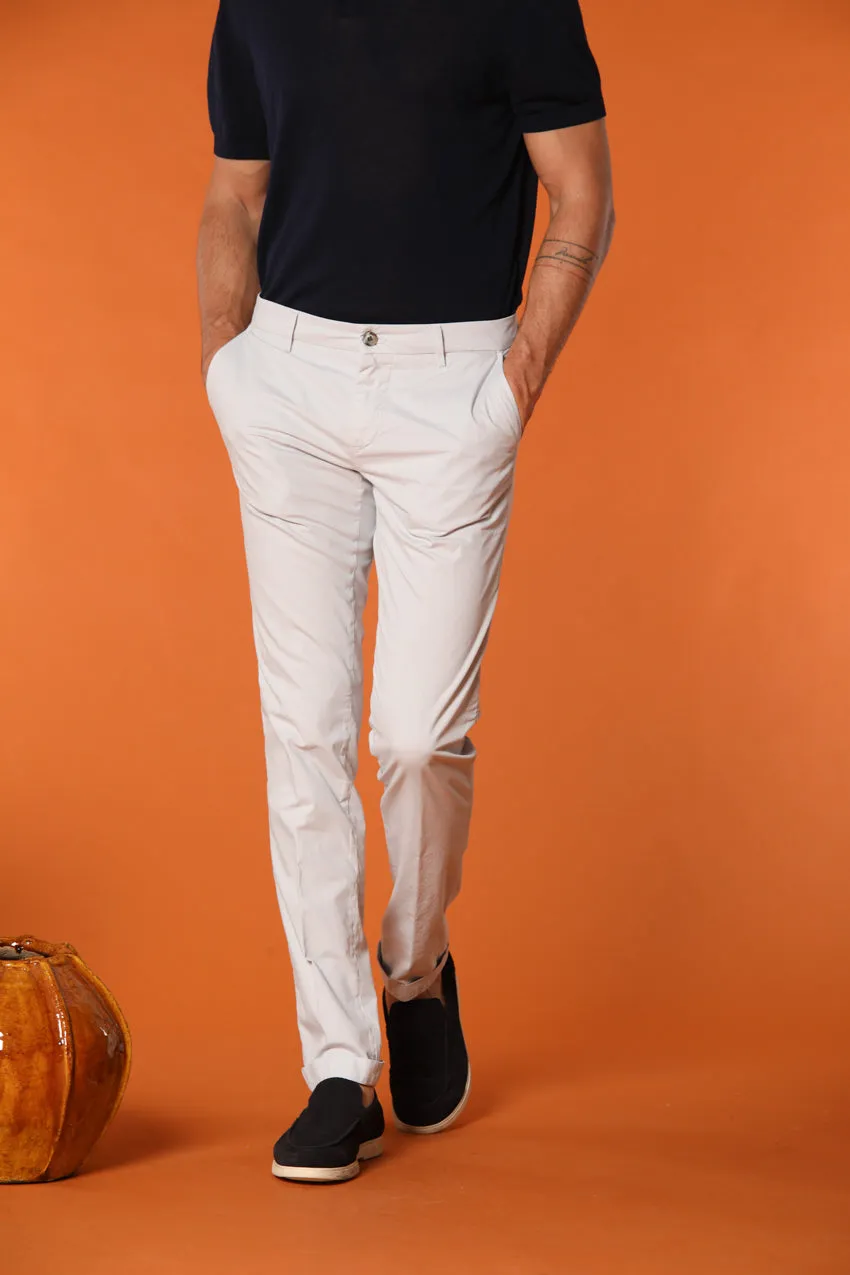 Milano men's chino pants in pima cotton extra slim fit ① sold by Mason's