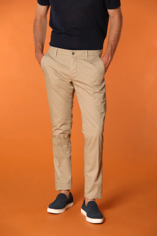 Milano men's chino pants in pima cotton extra slim fit ① sold by Mason's
