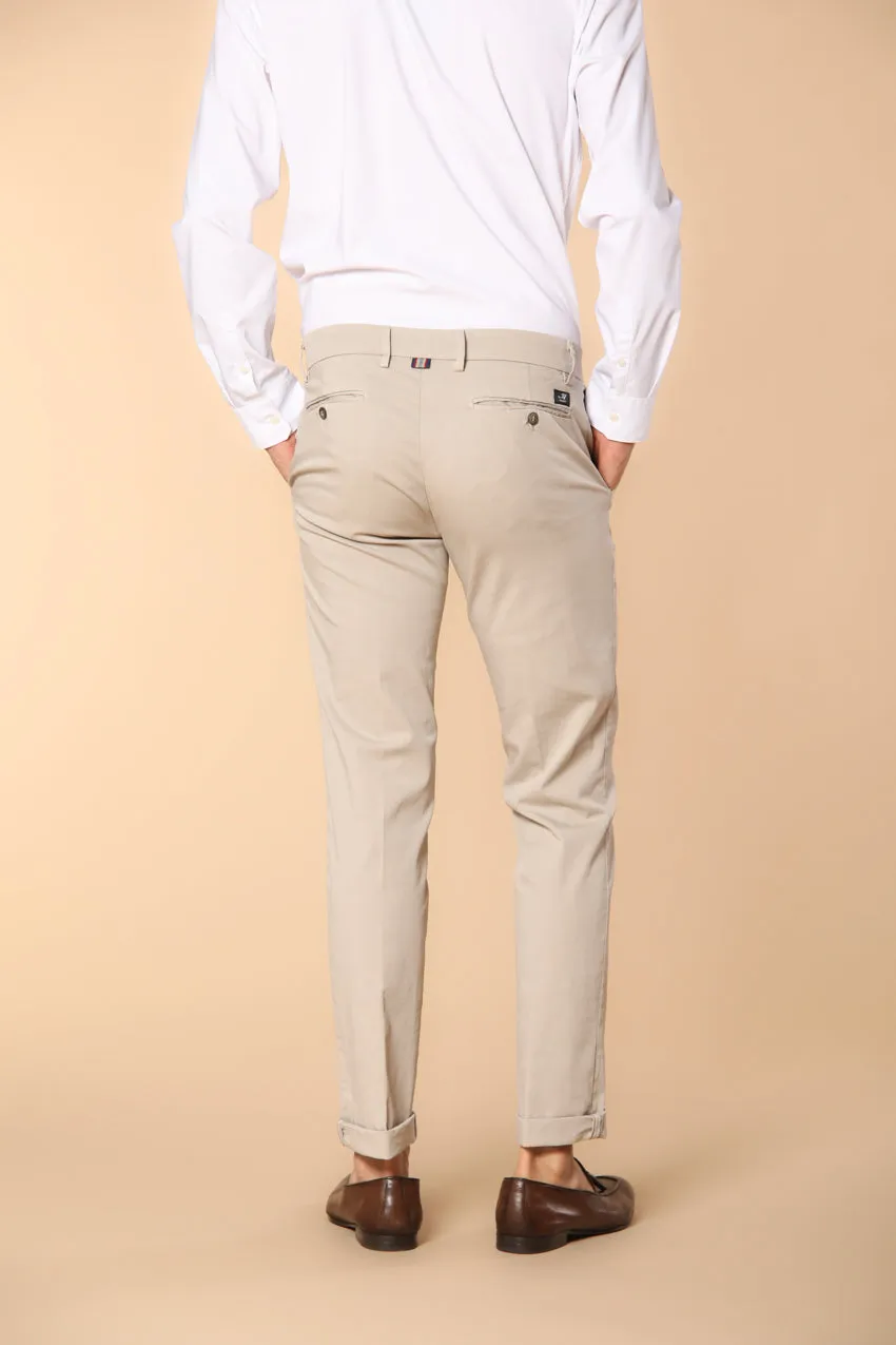 New York men's chino pants in stretch satin regular fit ① sold by Mason's product image thumbnail 4