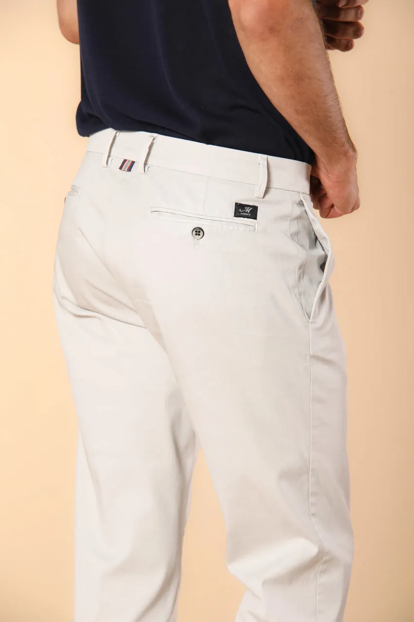New York men's chino pants in stretch satin regular fit ① sold by Mason's product image thumbnail 2