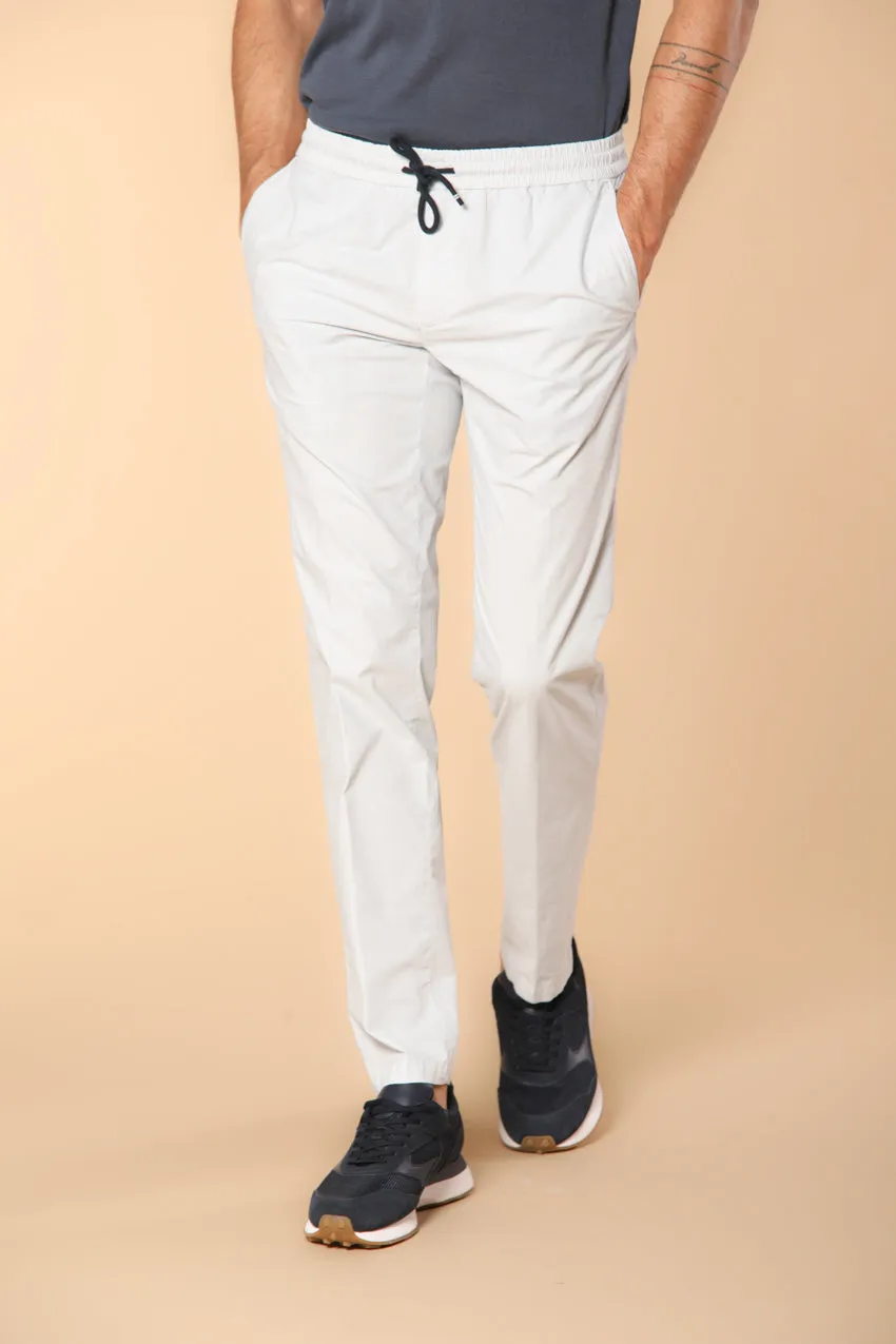 New York Sack men's chino pants in cotton and tencel parachute fabric regular fit sold by Mason's