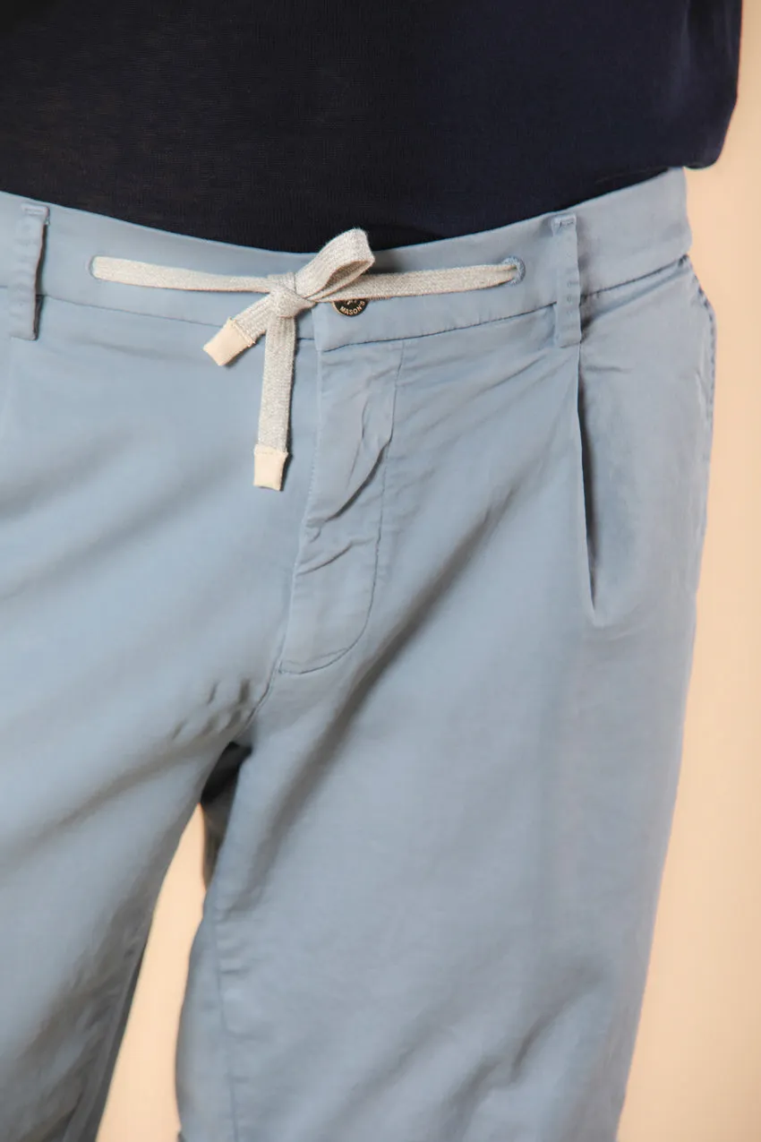 New York Golf 1 Pinces men's chino jogger bermuda shorts in stretch jersey, slim fit sold by Mason's product image thumbnail 3