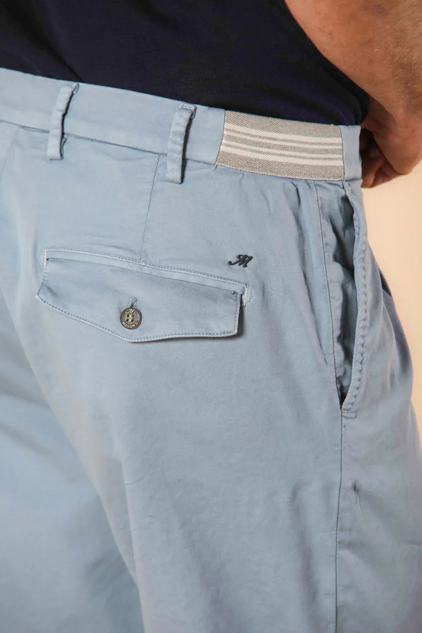 New York Golf 1 Pinces men's chino jogger bermuda shorts in stretch jersey, slim fit sold by Mason's product image thumbnail 2