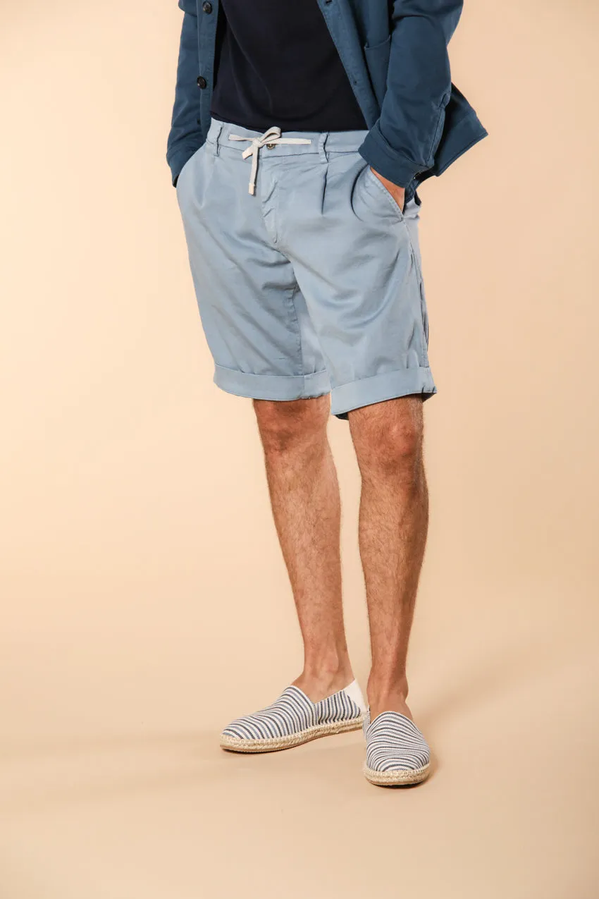 New York Golf 1 Pinces men's chino jogger bermuda shorts in stretch jersey, slim fit sold by Mason's product image thumbnail 5