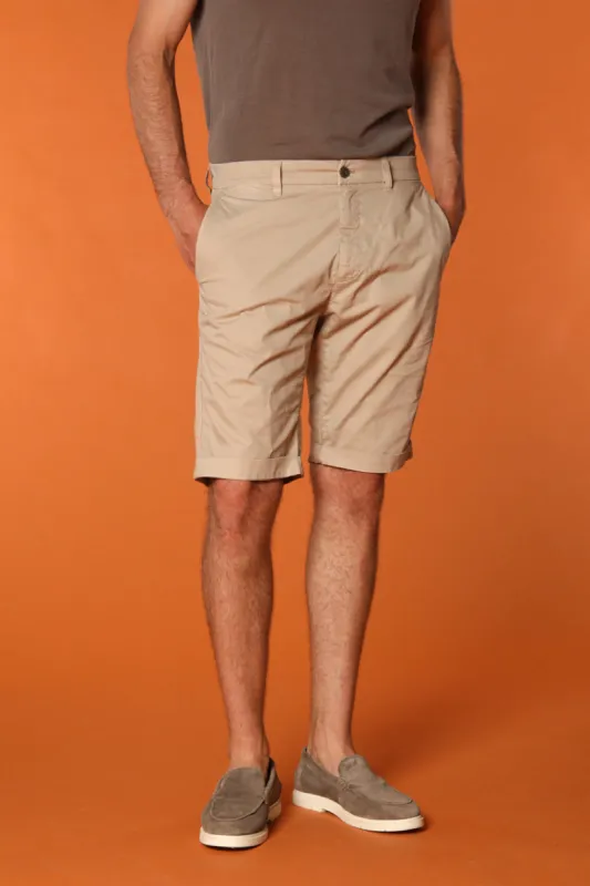 London men's chino bermuda shorts in Pima Cotton Regular fit  ① sold by Mason's