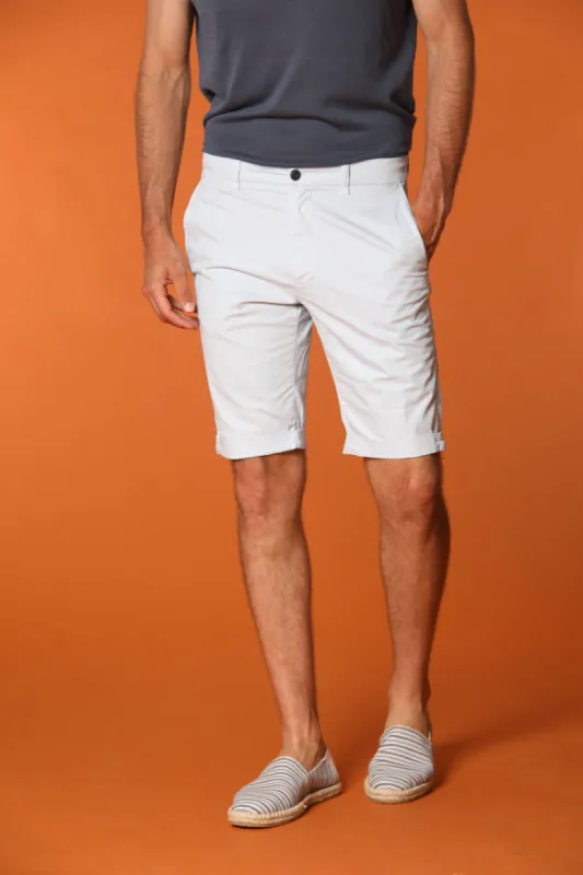 London men's chino bermuda shorts in Pima Cotton Regular fit  ① sold by Mason's