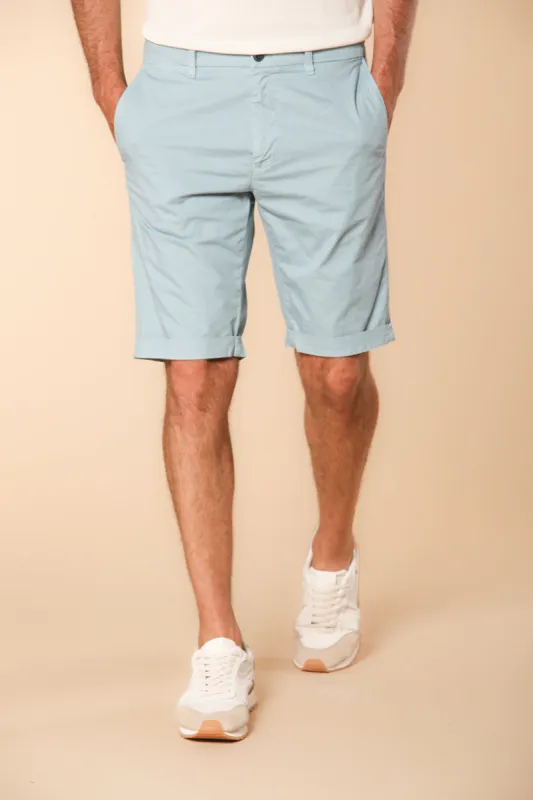 London men's chino bermuda shorts in Pima Cotton regular fit  ① sold by Mason's