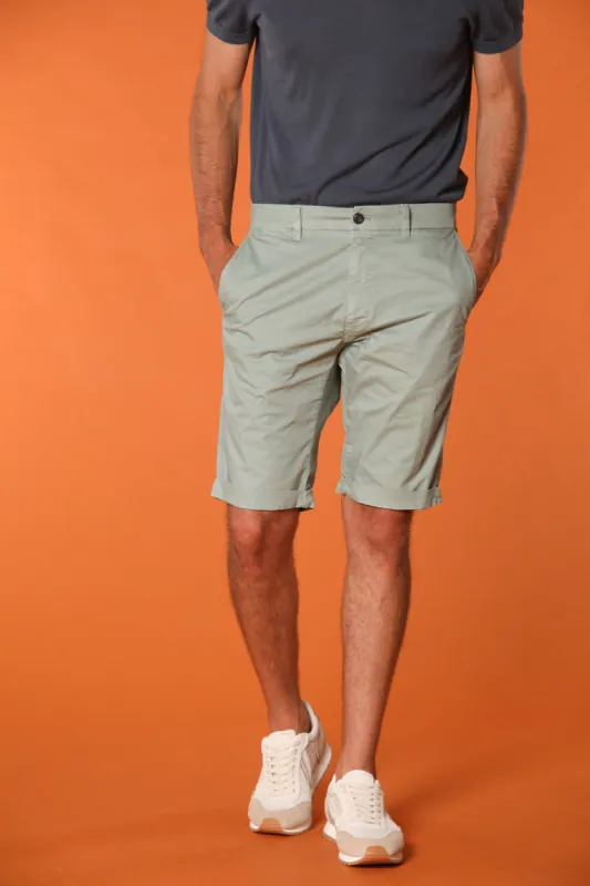 London men's chino bermuda shorts in Pima cotton Regular fit  ① sold by Mason's