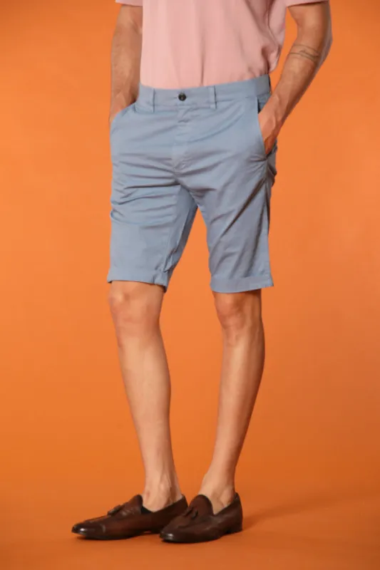 London men's chino bermuda shorts in Pima Cotton Regular fit  ① sold by Mason's