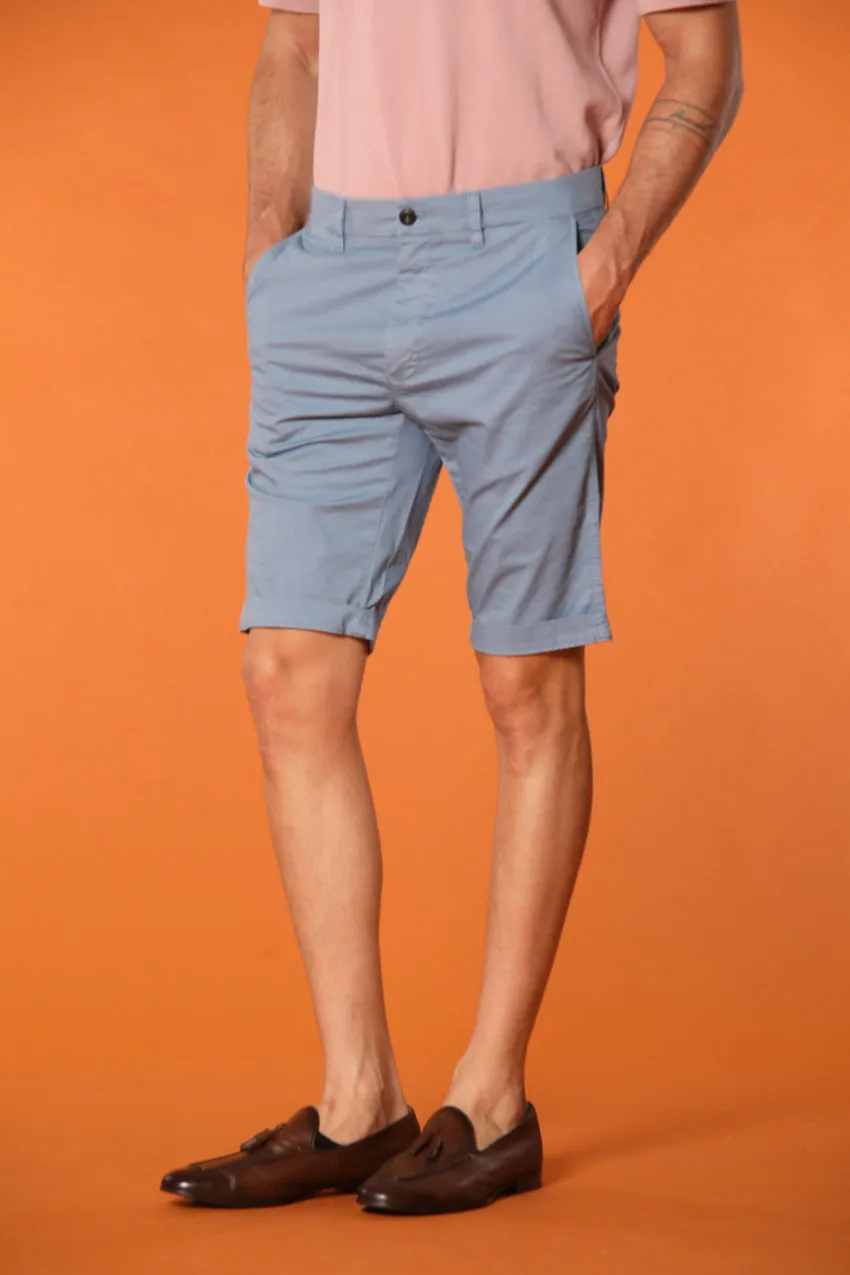 London men's chino bermuda shorts in Pima Cotton Regular fit ① sold by Mason's