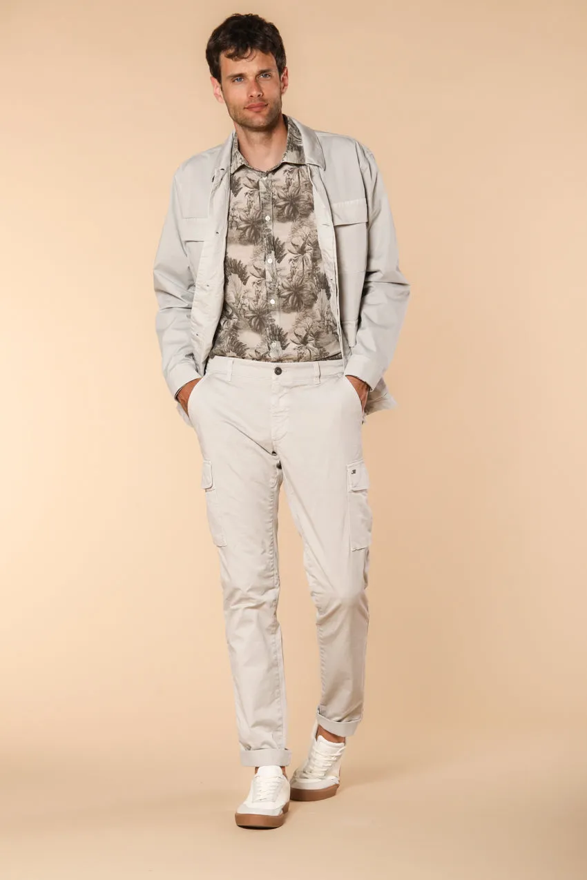 Chile Men's cargo pants in stretch satin Extra Slim Fit ① sold by Mason's product image thumbnail 3